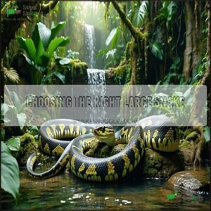 Choosing The Right Large Snake