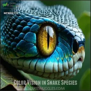 Color Vision in Snake Species Color Vision in Snake Species