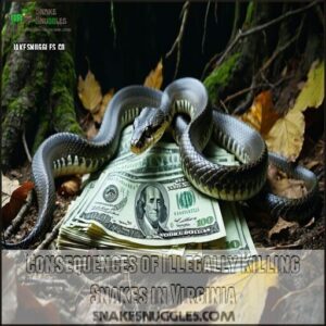 Consequences of Illegally Killing Snakes in Virginia