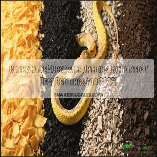Corn Snake Substrate Options Compared: 7 Best Beddings for 2025!