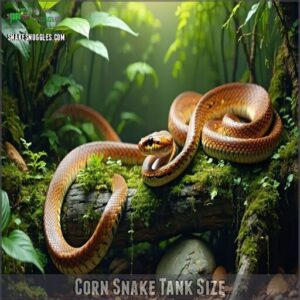 corn snake tank size
