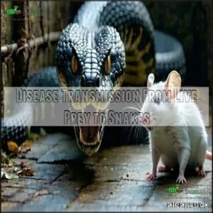 Disease Transmission From Live Prey to Snakes Disease Transmission From Live Prey to Snakes