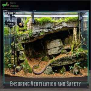 ensuring ventilation and safety