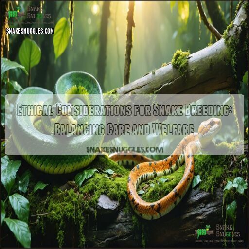 Ethical Considerations for Snake Breeding: Balancing Care and Welfare