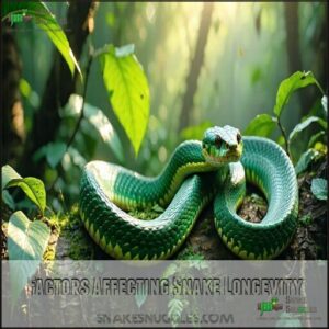 Factors Affecting Snake Longevity