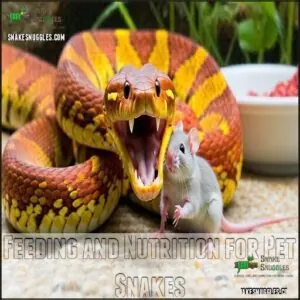 Feeding and Nutrition for Pet Snakes Feeding and Nutrition for Pet Snakes