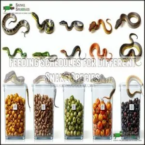 Feeding Schedules for Different Snake Species Feeding Schedules for Different Snake Species