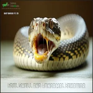Foul Smell and Abnormal Behavior Foul Smell and Abnormal Behavior