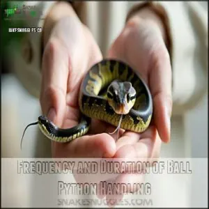 Frequency and Duration of Ball Python Handling Frequency and Duration of Ball Python Handling