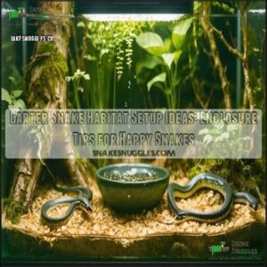 garter snake habitat setup ideas