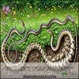 Garter Snake Underground Activity