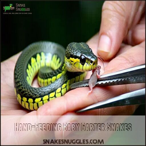 Stunning Feeding Garter Snake Babies Regularly image