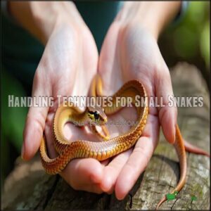 Handling Techniques for Small Snakes
