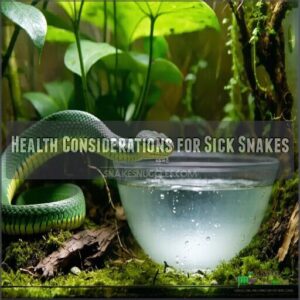 health considerations for sick snakes