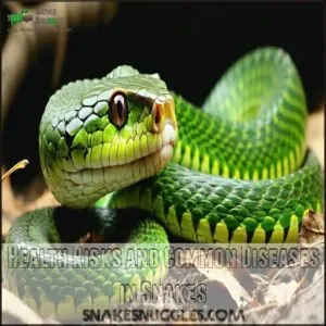 Health Risks and Common Diseases in Snakes Health Risks and Common Diseases in Snakes