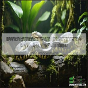 housing requirements for boa constrictors