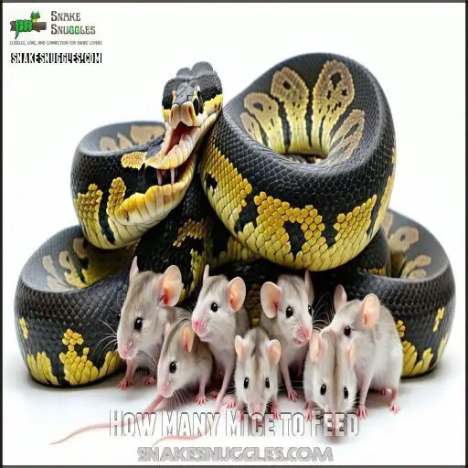 How Many Mice Should I Feed My Ball Python? Feeding Chart & Guide