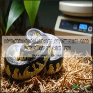 how often do ball pythons eat