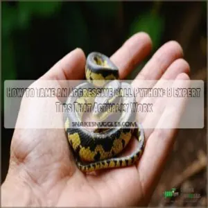 how to tame an aggressive ball python how to tame an aggressive ball python