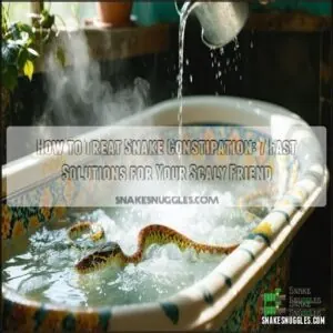 how to treat snake constipation how to treat snake constipation