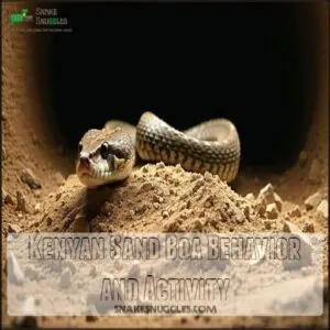 Kenyan Sand Boa Behavior and Activity Kenyan Sand Boa Behavior and Activity