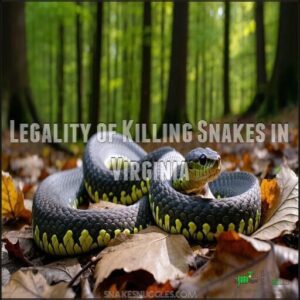 Legality of Killing Snakes in Virginia