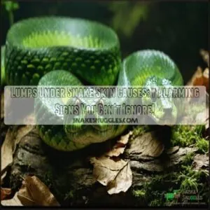 lumps under snake skin causes lumps under snake skin causes