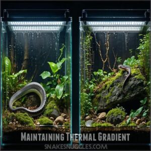 maintaining thermal gradient