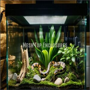 mesh top enclosures