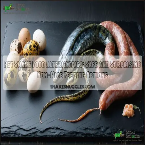 Pet Snake Food Alternatives: Safe and Surprising Non-Mice Feeding Options