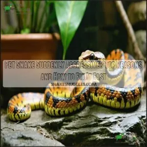 pet snake suddenly aggressive pet snake suddenly aggressive