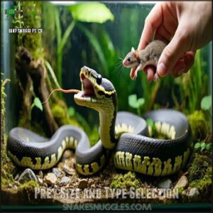 Prey Size and Type Selection