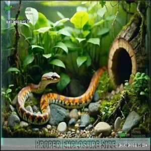 Proper Enclosure Size Proper Enclosure Size