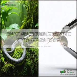 pros and cons of feeding live rodents to snakes pros and cons of feeding live rodents to snakes