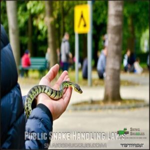 Public Snake Handling Laws