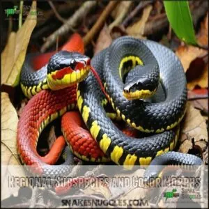 Regional Subspecies and Color Morphs Regional Subspecies and Color Morphs