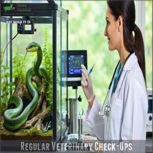 regular veterinary check-ups
