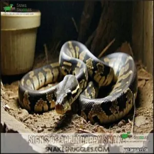 Signs of an Unhappy Snake Signs of an Unhappy Snake
