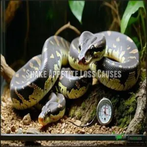 Snake Appetite Loss Causes Snake Appetite Loss Causes