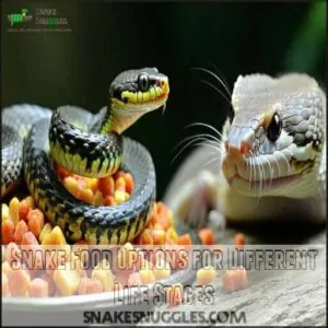 Snake Food Options for Different Life Stages Snake Food Options for Different Life Stages