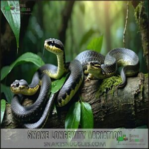 Snake Longevity Variation