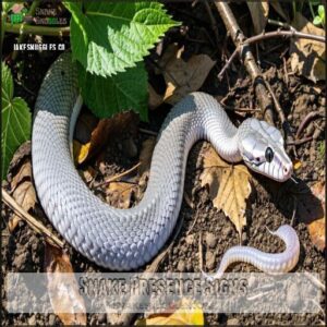 Snake Presence Signs