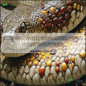 snake scale rot early signs