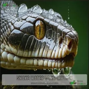 Snake Water Consumption Snake Water Consumption
