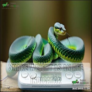 Snake Weight as an Age Indicator