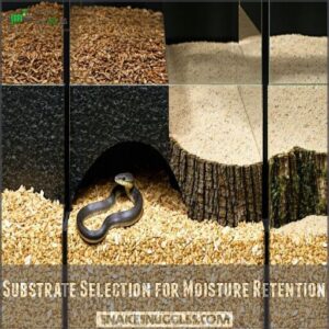 substrate selection for moisture retention