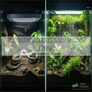 Temperature, Humidity, and Lighting Needs Temperature, Humidity, and Lighting Needs