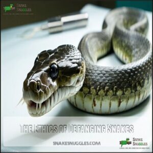 The Ethics of Defanging Snakes