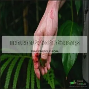 Timeline of Snake Bite Symptoms Timeline of Snake Bite Symptoms