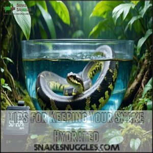 Tips for Keeping Your Snake Hydrated